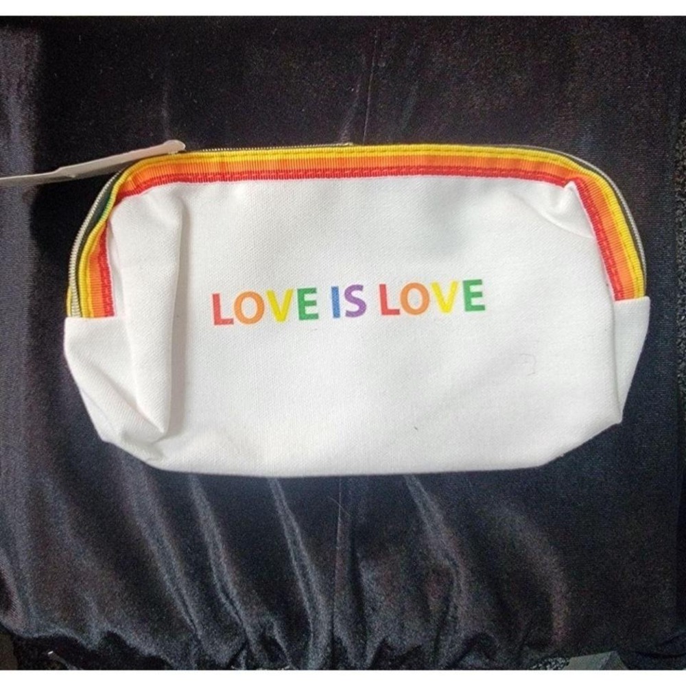 Love Is Love Rainbow Zipper Pouch